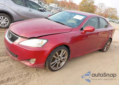 2008 Lexus Is 250 z USA, uszkodzony, nr VIN JTHBK262885054103